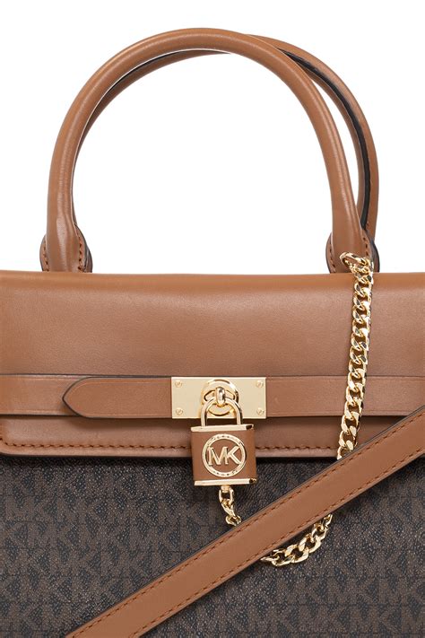 michael kors hamilton inside bag|michael kors hamilton bag measurements.